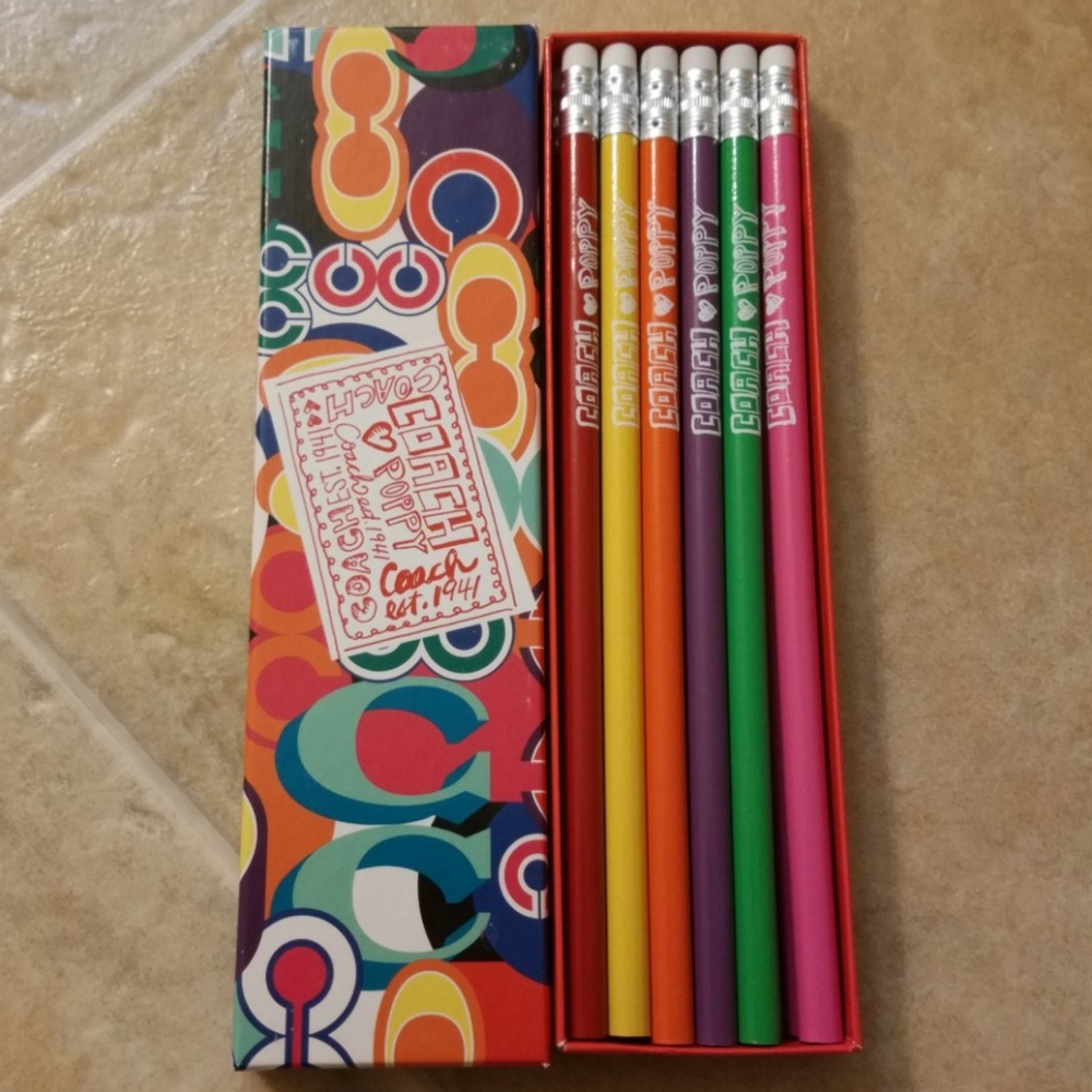 Coach pencils set of 12